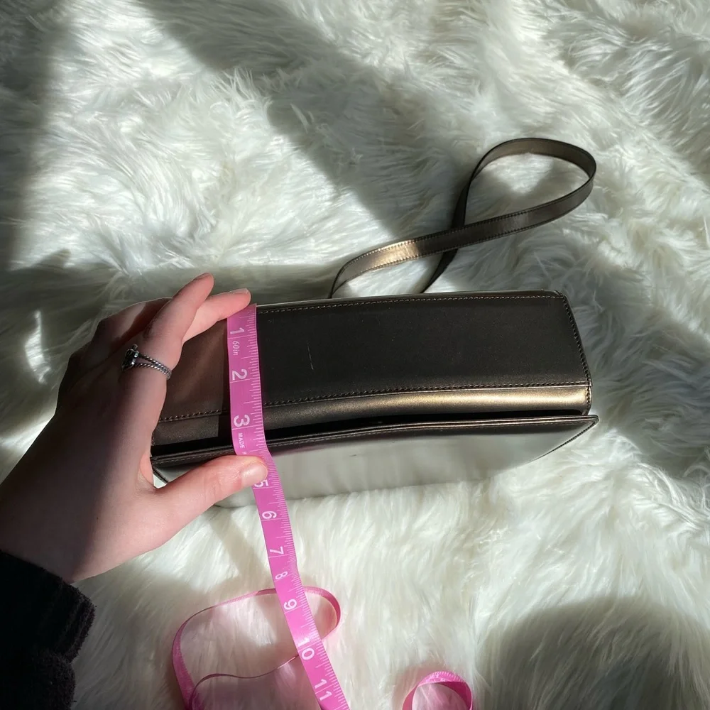 Salvatore Ferragamo beautiful vintage bronze purse satchel crossbody